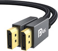 VESA Certified Displayport Cable, 6.6Ft DP Cable 1.2, [4K@60Hz, 2K@165Hz, 2K@144Hz], High Speed Gold-Plated Display Port to Display Port Cabl, for Gaming Monitor, Graphics Card, TV, PC, Laptop